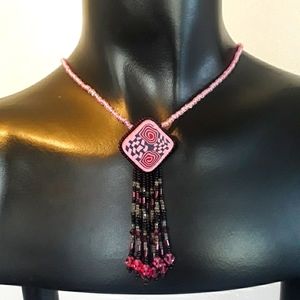 artist beaded necklace